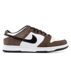 Nike SB Dunk Low White Black Trail End Brown