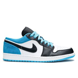 Jordan 1 Retro Low OG Black Dark Powder Blue