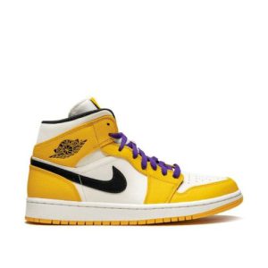 Jordan 1 Mid SE Los Angeles Lakers