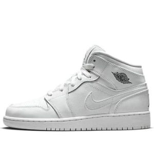 Jordan 1 Mid White